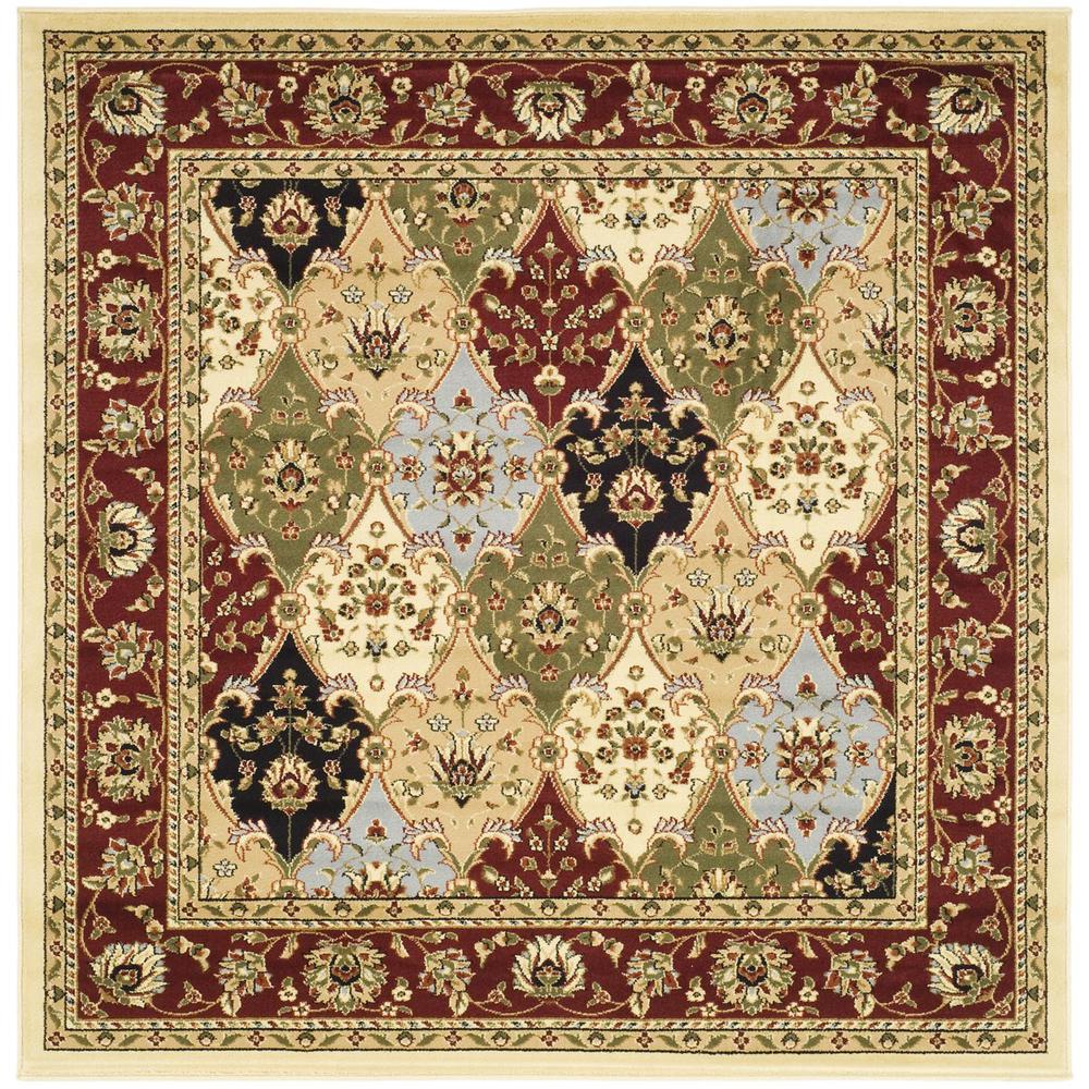LYNDHURST, MULTI / RED, 8' X 8' Square, Area Rug, LNH320A-8SQ. Picture 1