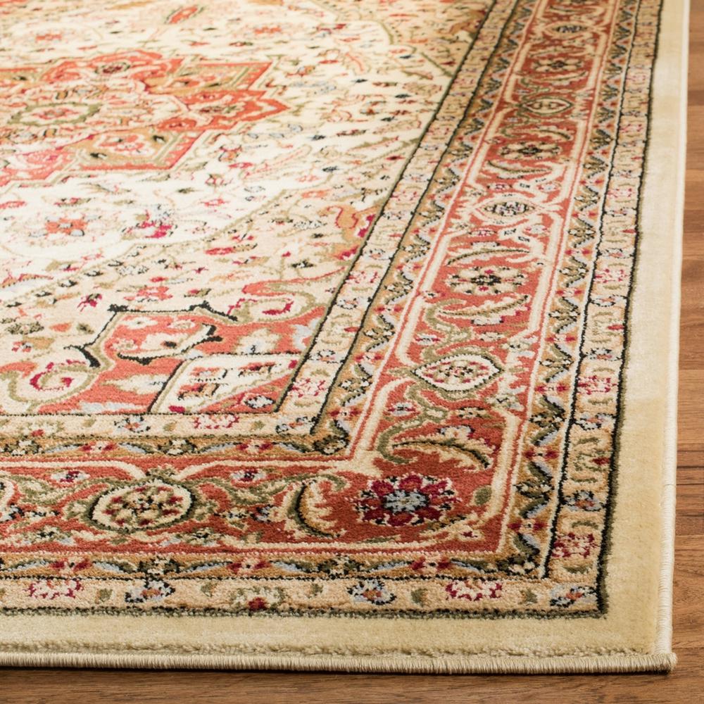 LYNDHURST, IVORY / RUST, 4' X 6', Area Rug, LNH330R-4. Picture 1