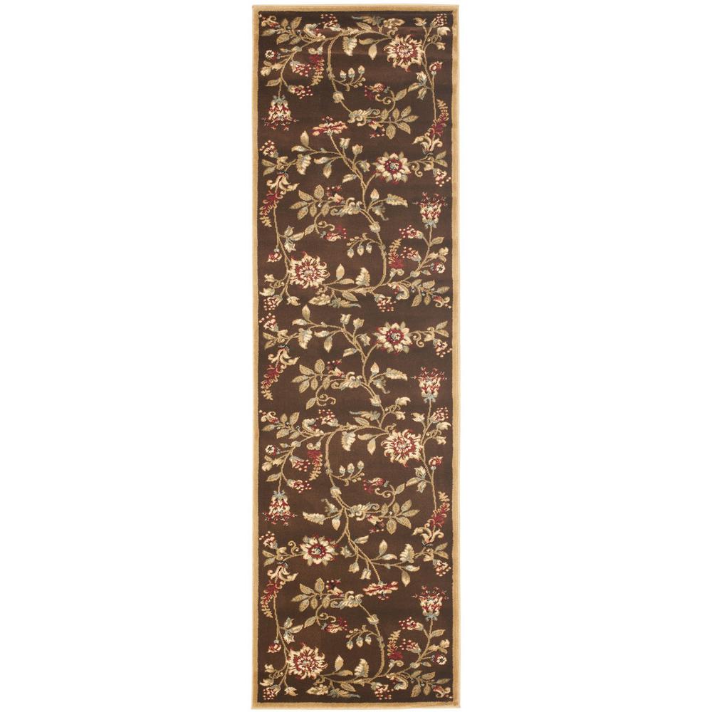 LYNDHURST, BROWN / MULTI, 2'-3" X 16', Area Rug, LNH552-2591-216. Picture 1