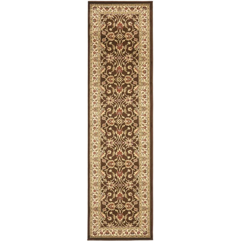 LYNDHURST, BROWN / IVORY, 2'-3" X 16', Area Rug, LNH553-2512-216. Picture 1