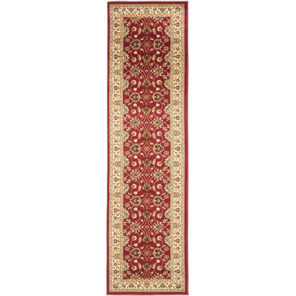 LYNDHURST, RED / IVORY, 2'-3" X 16', Area Rug, LNH553-4012-216. Picture 1