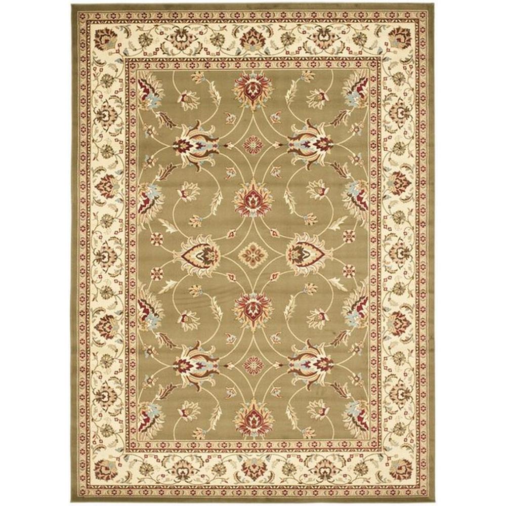 LYNDHURST, GREEN / IVORY, 8'-9" X 12', Area Rug, LNH553-5212-9. Picture 1