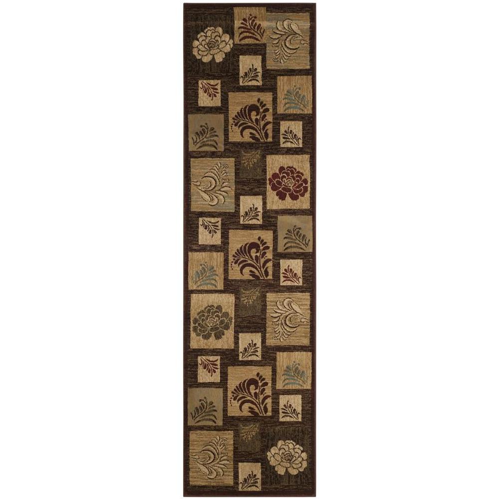 LYNDHURST, BROWN / MULTI, 2'-3" X 16', Area Rug, LNH554-2591-216. Picture 1