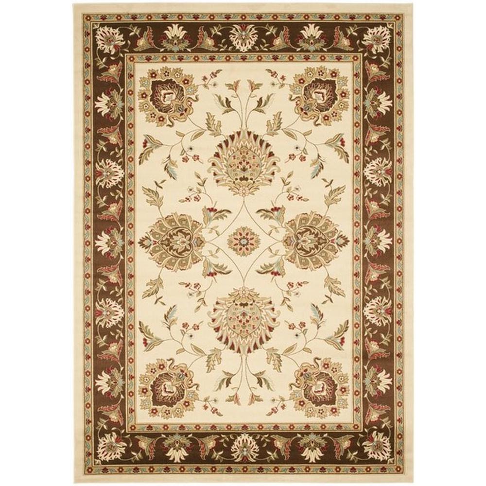 LYNDHURST, IVORY / BROWN, 8'-9" X 12', Area Rug, LNH555-1225-9. Picture 1