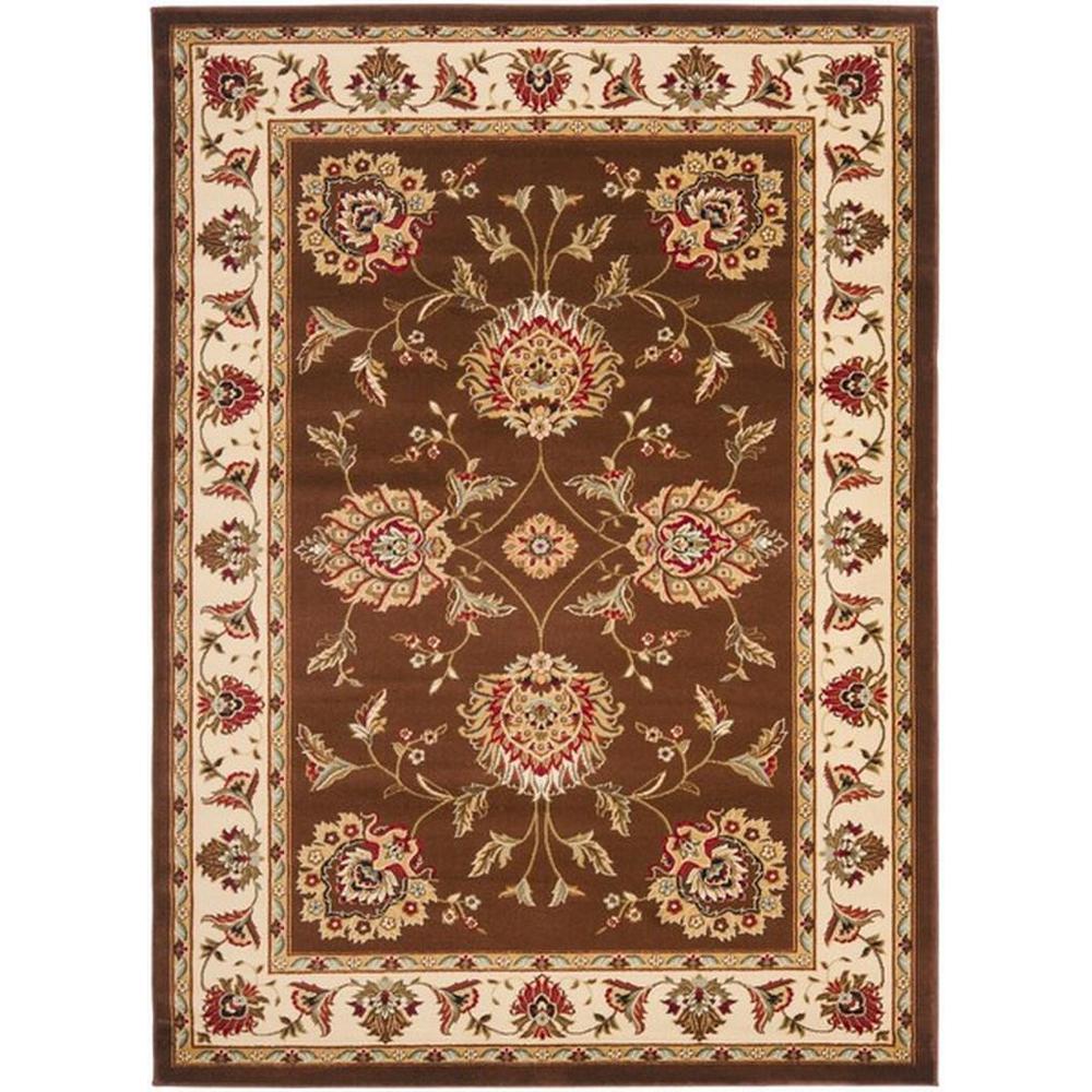LYNDHURST, BROWN / IVORY, 4' X 6', Area Rug, LNH555-2512-4. Picture 1