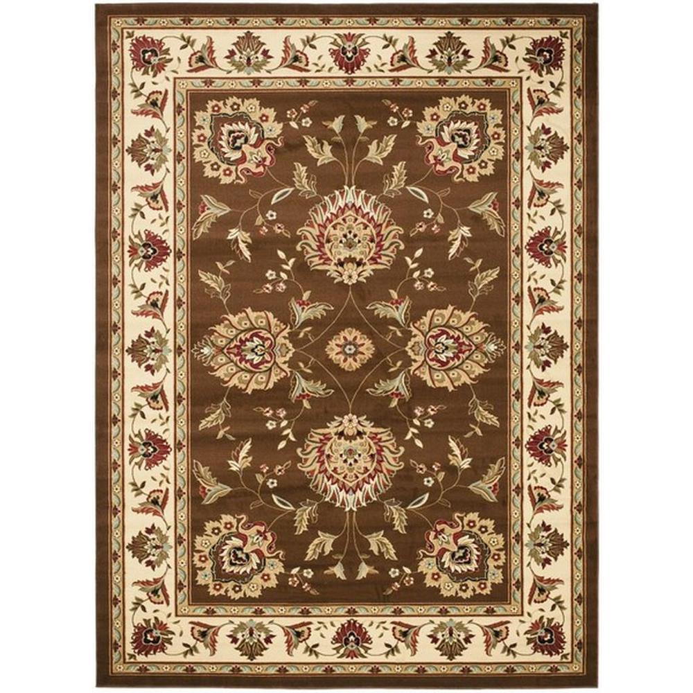 LYNDHURST, BROWN / IVORY, 8'-9" X 12', Area Rug, LNH555-2512-9. Picture 1