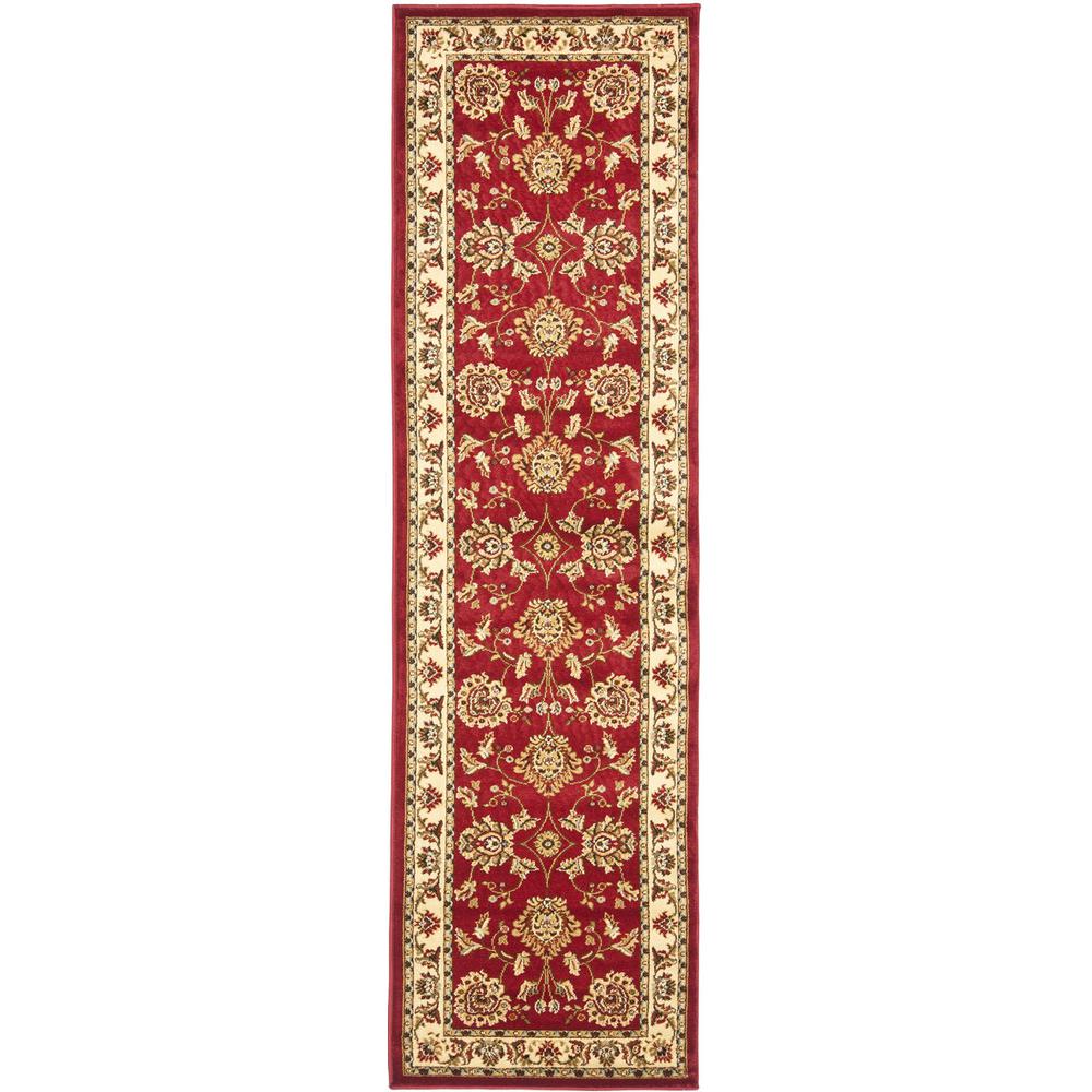 LYNDHURST, RED / IVORY, 2'-3" X 16', Area Rug, LNH555-4012-216. Picture 1