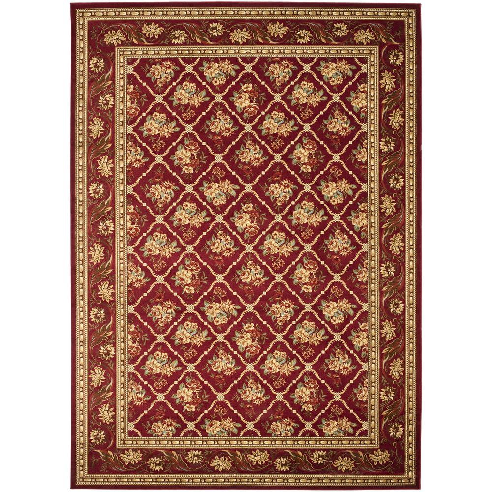LYNDHURST, RED / RED, 9' X 12', Area Rug. Picture 1