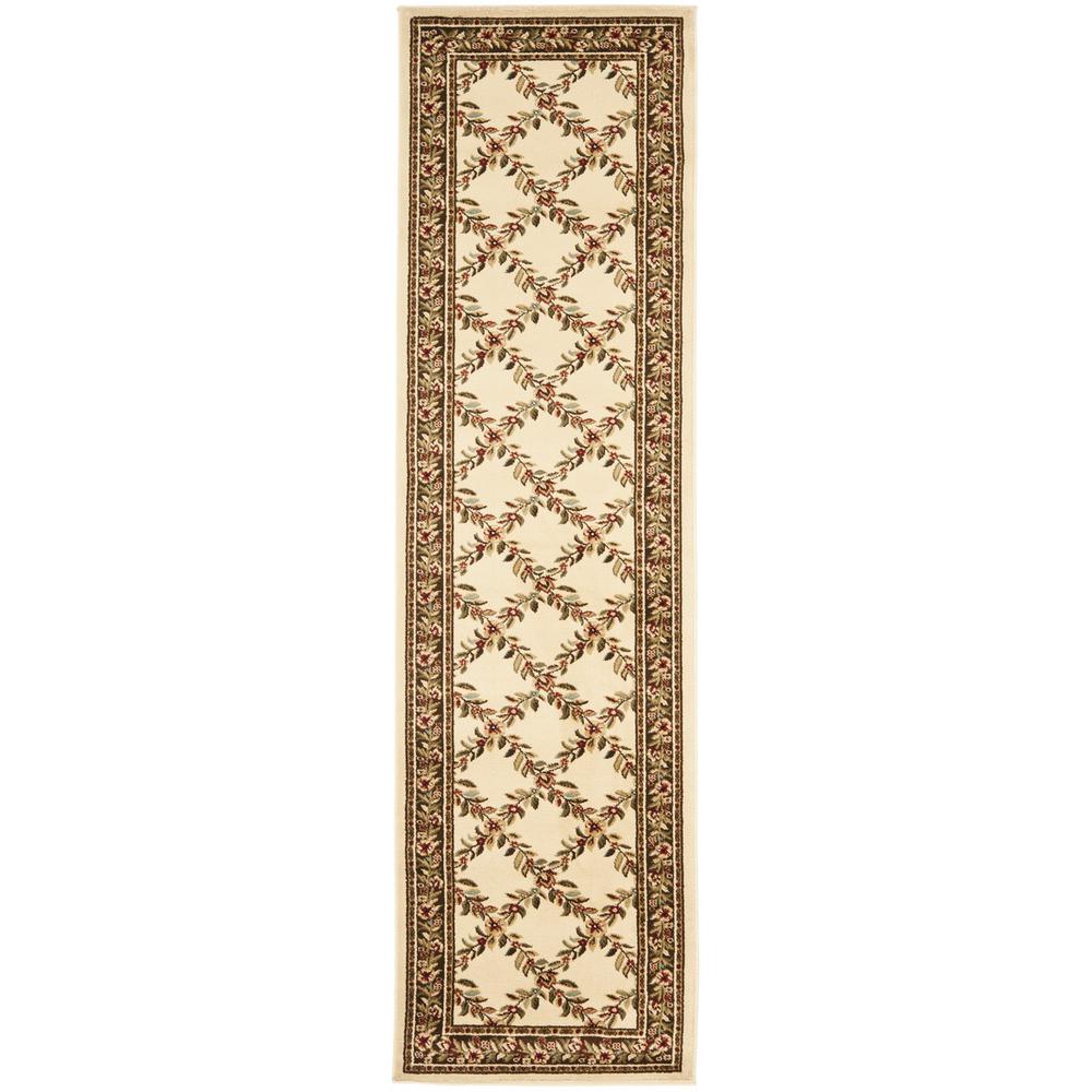 LYNDHURST, IVORY / BROWN, 2'-3" X 16', Area Rug, LNH557-1225-216. Picture 1