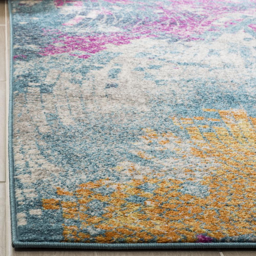 MADISON 200, BLUE / MULTI, 3' X 5', Area Rug, MAD201M-3. Picture 1