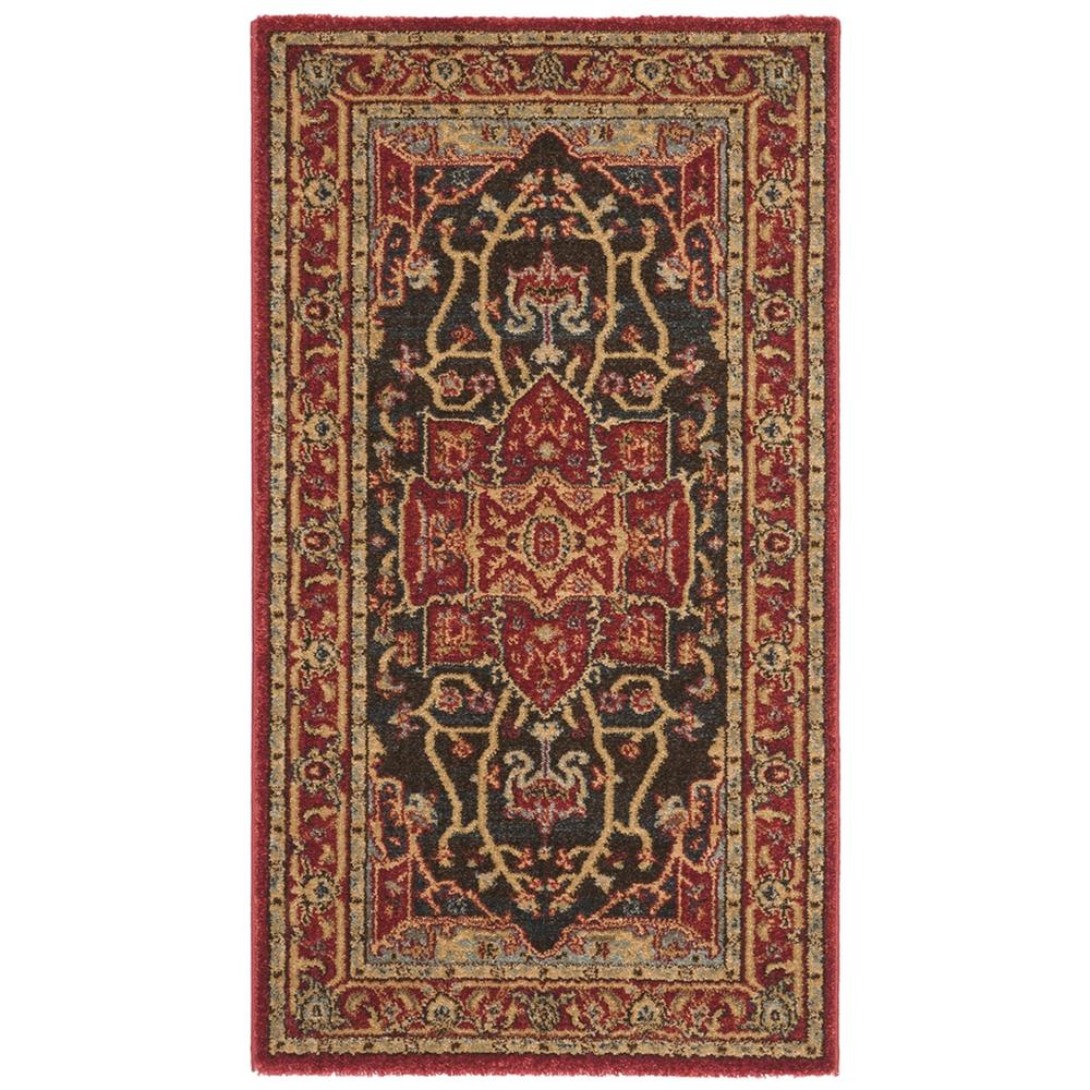 MAHAL, RED / RED, 3' X 5', Area Rug. Picture 1