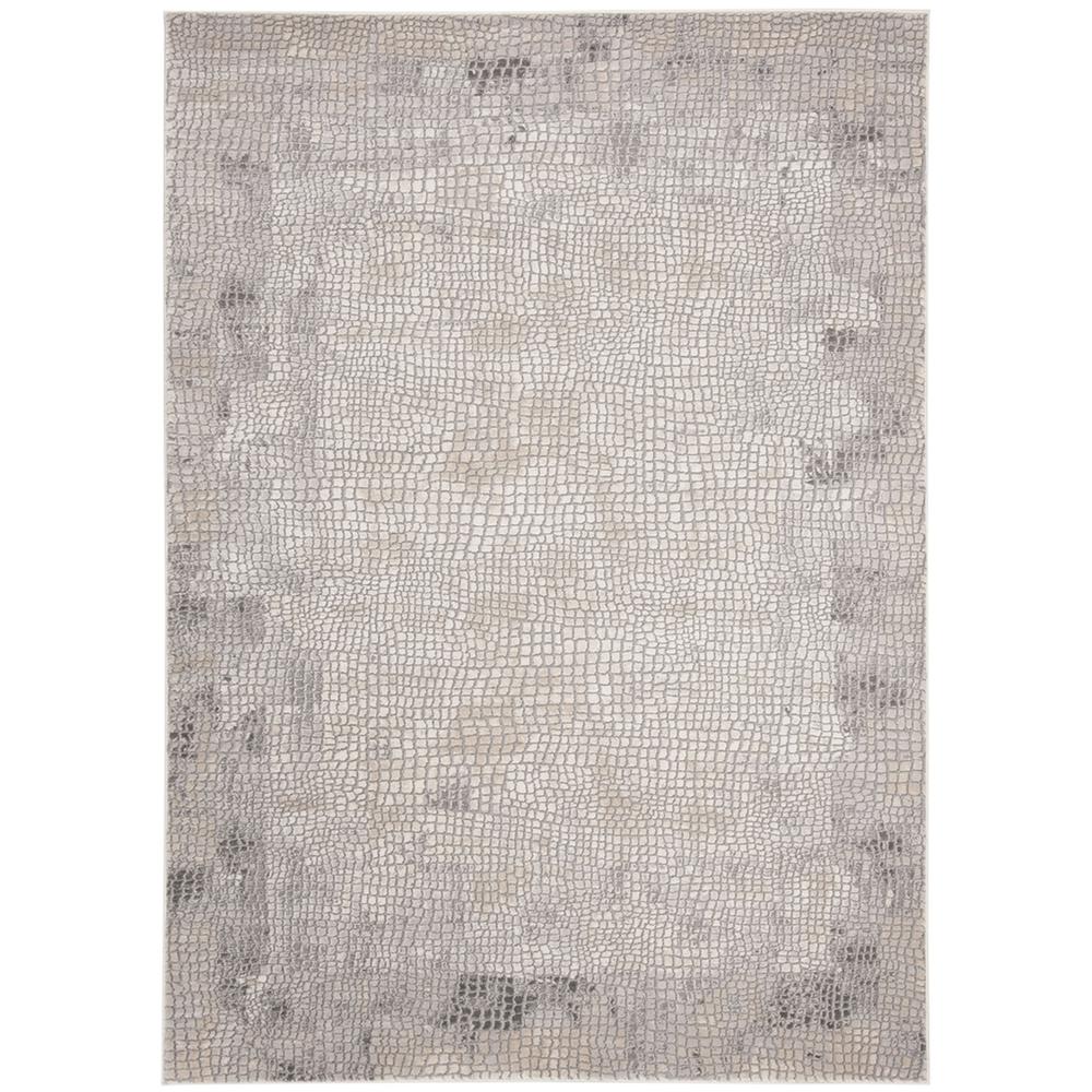 MEADOW 100, TAUPE / GREY, 5'-3" X 7'-6", Area Rug. Picture 1