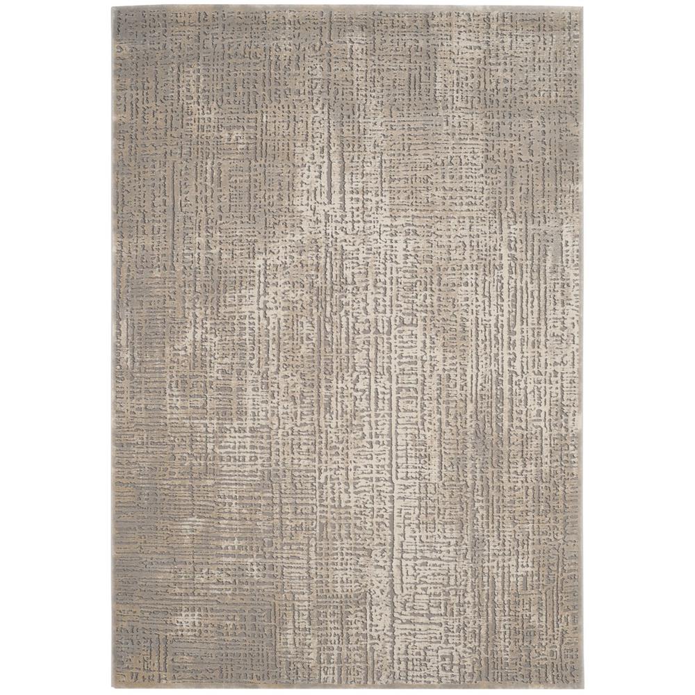 MEADOW, IVORY / GREY, 4' X 6', Area Rug, MDW317A-4. Picture 1