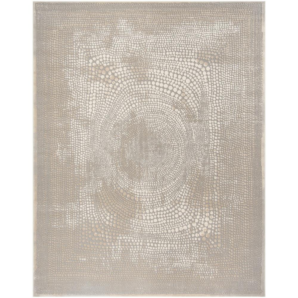 MEADOW, IVORY / GREY, 9' X 12', Area Rug, MDW333A-9. Picture 1