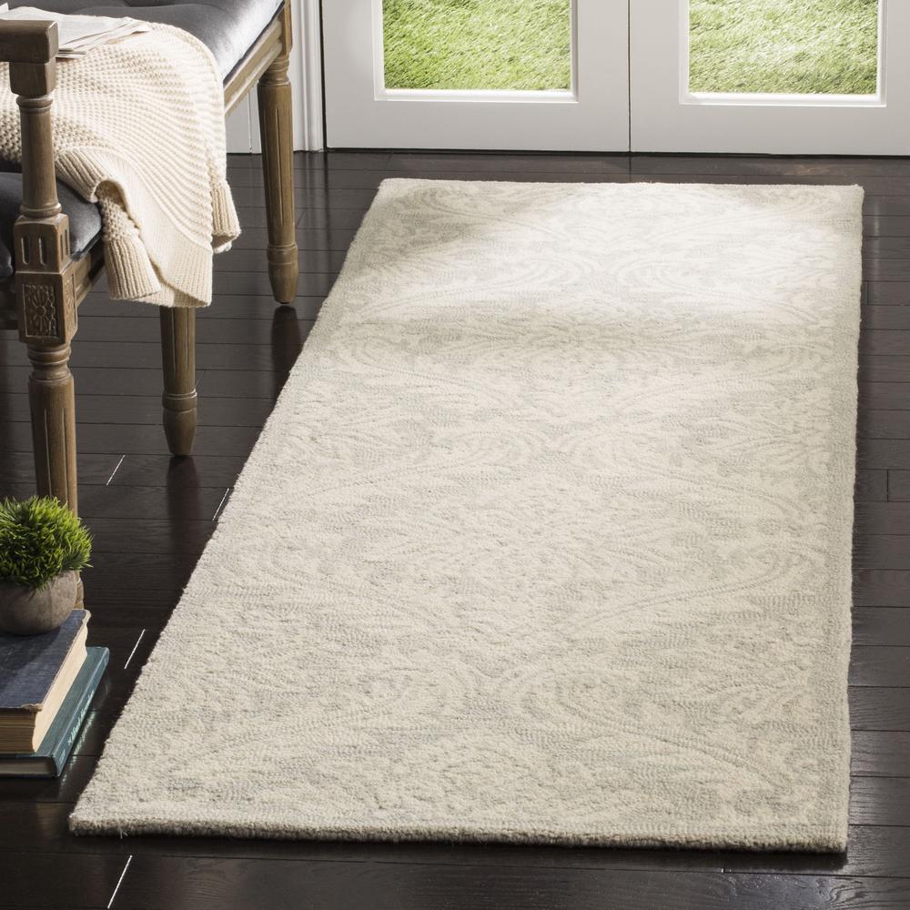 MICRO-LOOP, SILVER, 2'-6" X 4', Area Rug. Picture 3