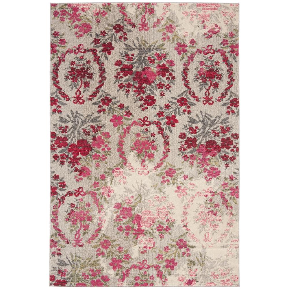 MONACO, IVORY / PINK, 5'-1" X 7'-7", Area Rug, MNC205R-5. Picture 1