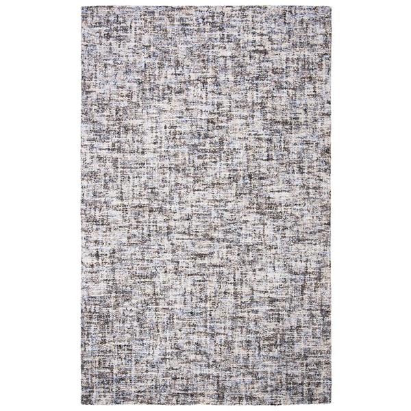 Abstract, GREY / BEIGE, 5' X 8', Area Rug. The main picture.