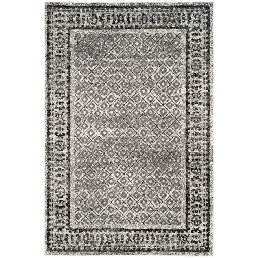 Adirondack, IVORY / SILVER, 5'-1" X 7'-6", Area Rug, ADR110B-5. Picture 1