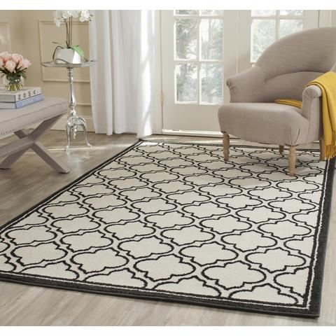 AMHERST, IVORY / ANTHRACITE, 9' X 12', Area Rug. Picture 3