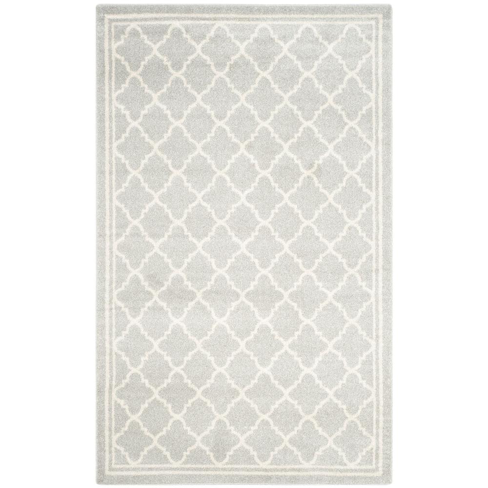 AMHERST, LIGHT GREY / BEIGE, 5'-3" X 8', Area Rug. Picture 1