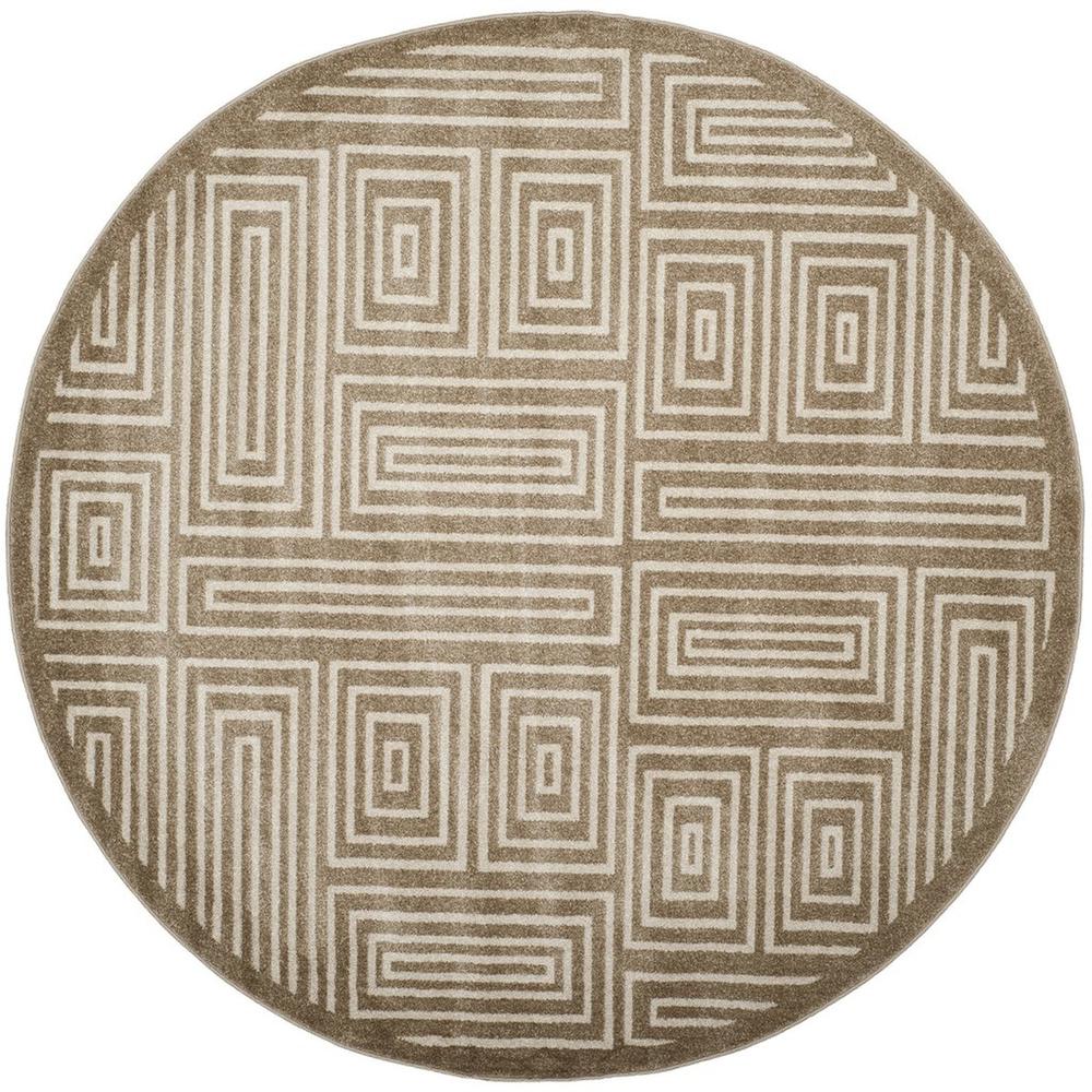 AMHERST, WHEAT / BEIGE, 7' X 7' Round, Area Rug, AMT430S-7R. Picture 1