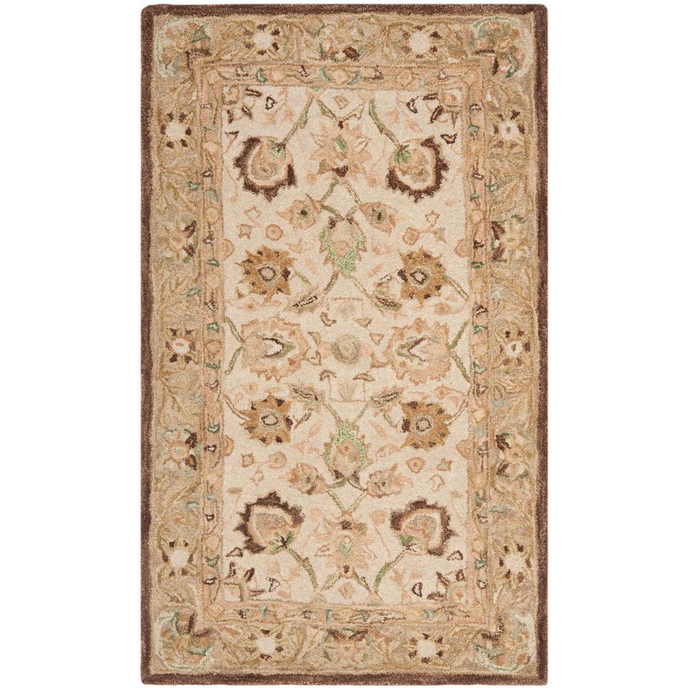 ANATOLIA, IVORY / BROWN, 5' X 8', Area Rug, AN512D-5. Picture 1