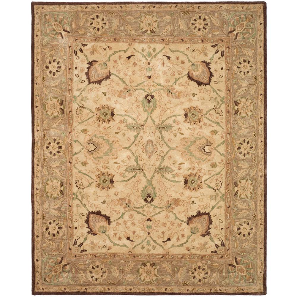 ANATOLIA, IVORY / BROWN, 9' X 12', Area Rug, AN512D-9. Picture 1