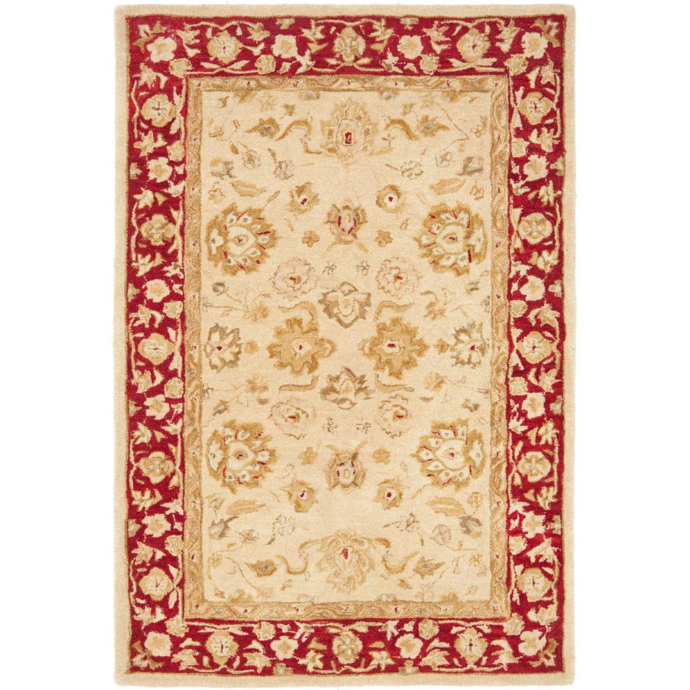 ANATOLIA, IVORY / RED, 6' X 9', Area Rug, AN522C-6. Picture 1