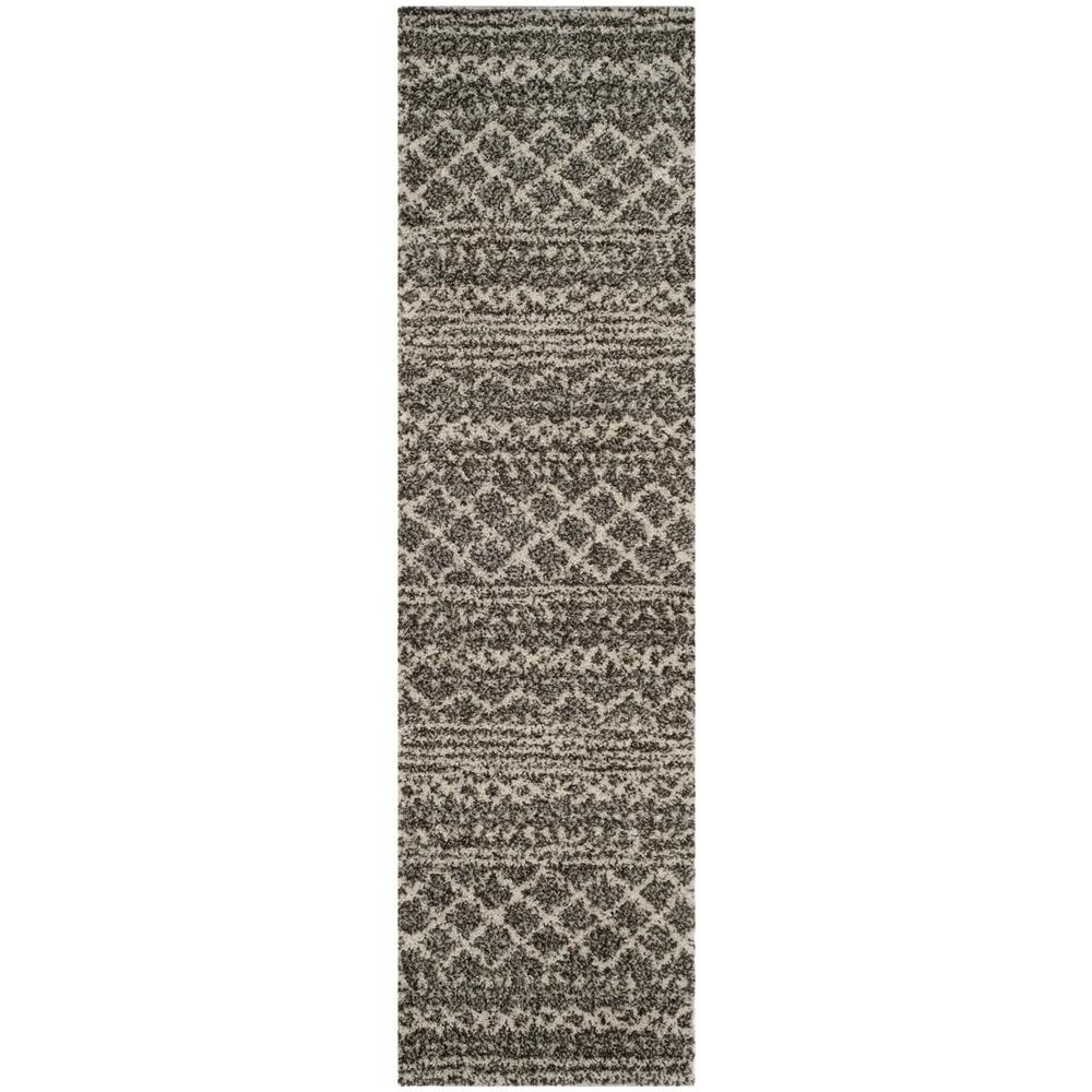 ARIZONA SHAG, BROWN / IVORY, 2'-3" X 6', Area Rug, ASG741B-26. Picture 1