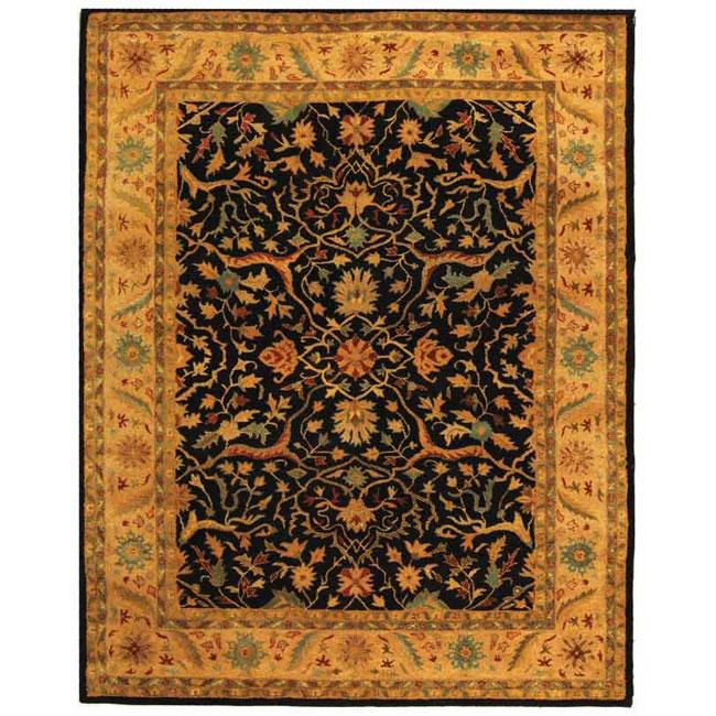 ANTIQUITY, BLACK, 8'-3" X 11', Area Rug, AT14B-9. Picture 1