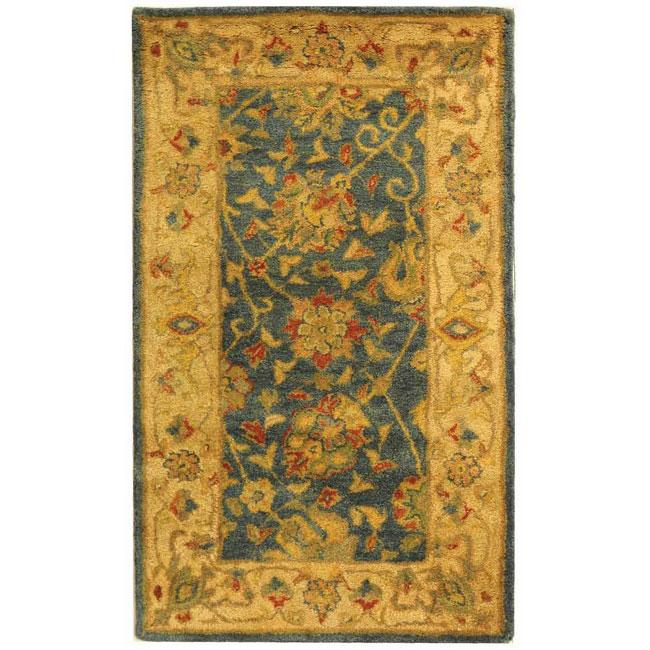 ANTIQUITY, BLUE, 2'-3" X 4', Area Rug, AT21E-24. Picture 1