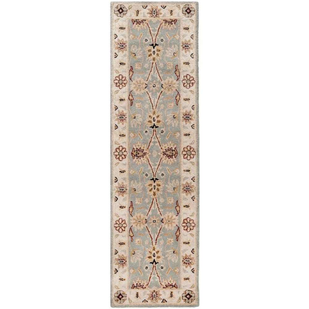 ANTIQUITY, LIGHT BLUE / IVORY, 2'-3" X 4', Area Rug. Picture 1