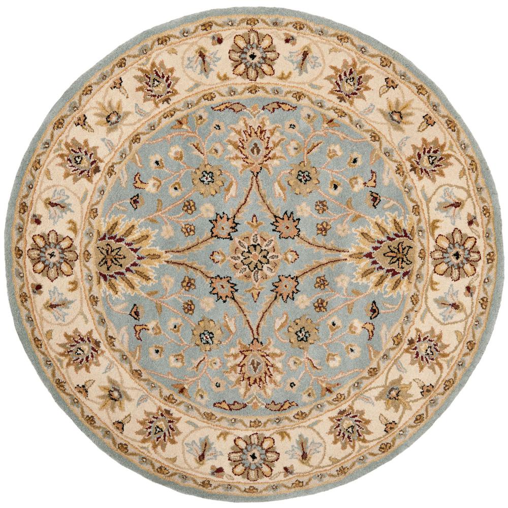 ANTIQUITY, LIGHT BLUE / IVORY, 8' X 8' Round, Area Rug. Picture 1