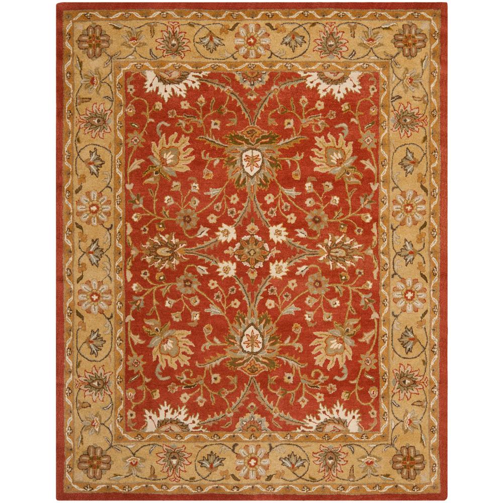 ANTIQUITY, RUST / GOLD, 8'-3" X 11', Area Rug. Picture 1
