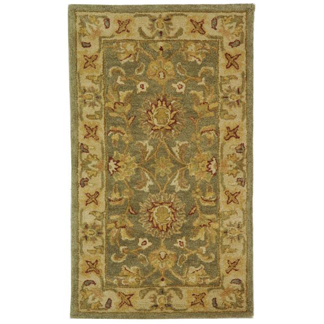 ANTIQUITY, GREEN / GOLD, 12' X 15', Area Rug. Picture 1