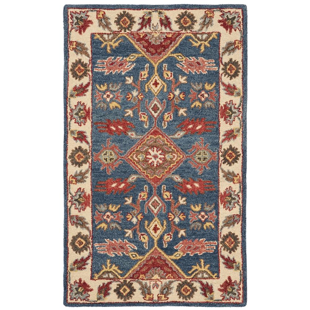 ANTIQUITY, BLUE / RED, 4' X 6', Area Rug, AT506M-4. Picture 1