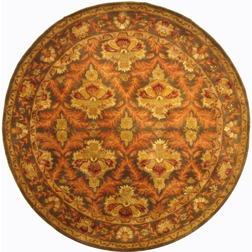 ANTIQUITY, SAGE / GOLD, 8' X 8' Round, Area Rug. Picture 1