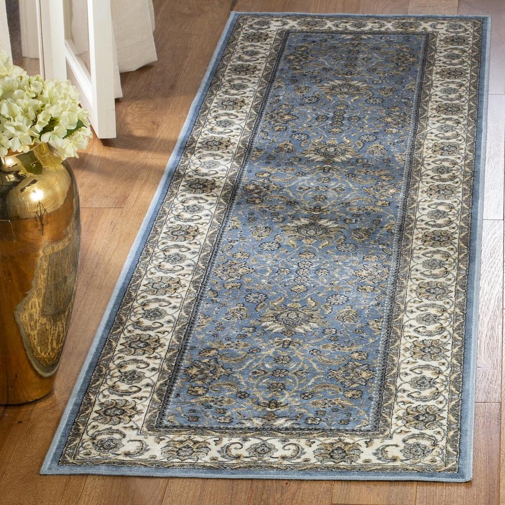 ATLAS, BLUE / IVORY, 3'-3" X 4'-7", Area Rug. Picture 1