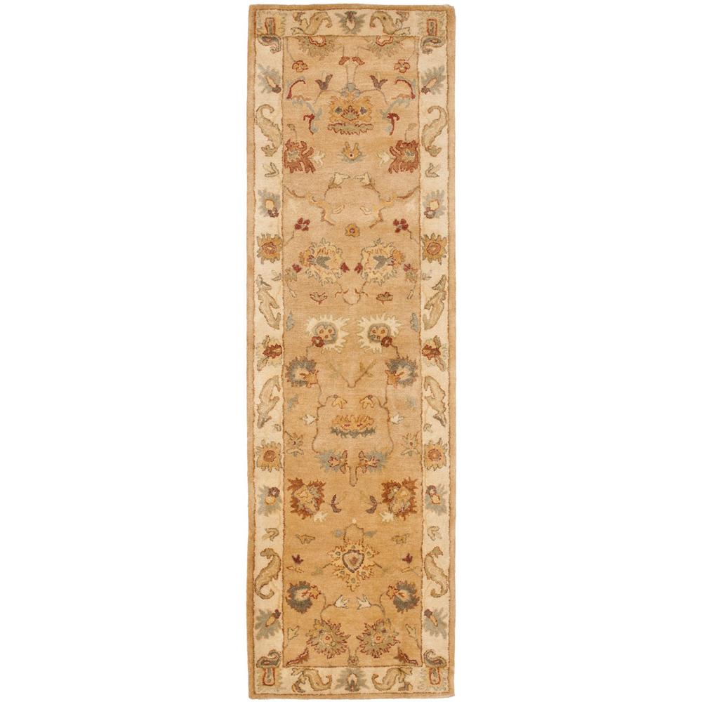 BERGAMA, TAUPE / IVORY, 2'-3" X 8', Area Rug. Picture 1