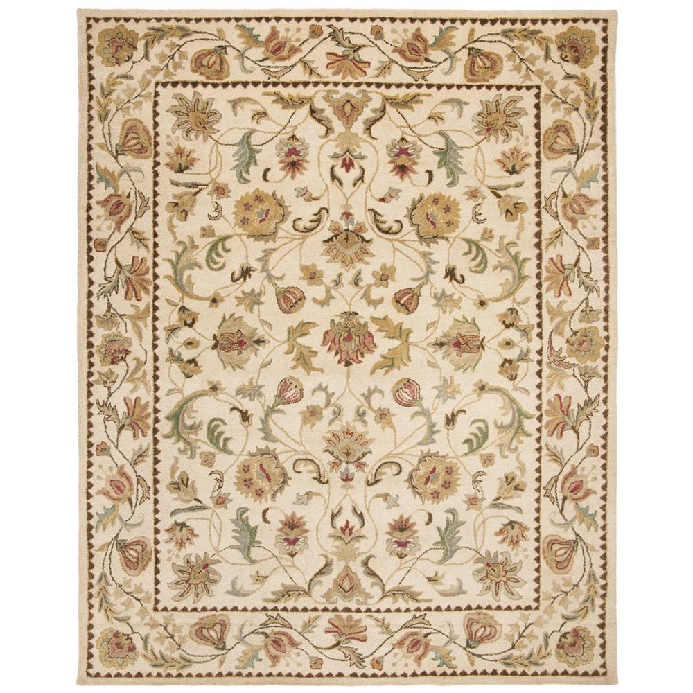 BERGAMA, IVORY / IVORY, 9' X 12', Area Rug. Picture 1