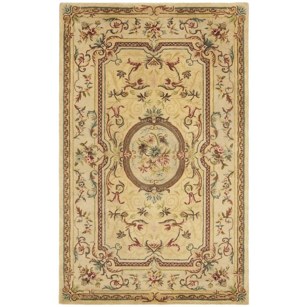 BERGAMA, LIGHT GOLD / BEIGE, 9' X 12', Area Rug. The main picture.