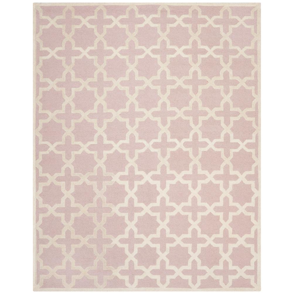 CAMBRIDGE, LIGHT PINK / IVORY, 7'-6" X 9'-6", Area Rug, CAM125M-810. Picture 1