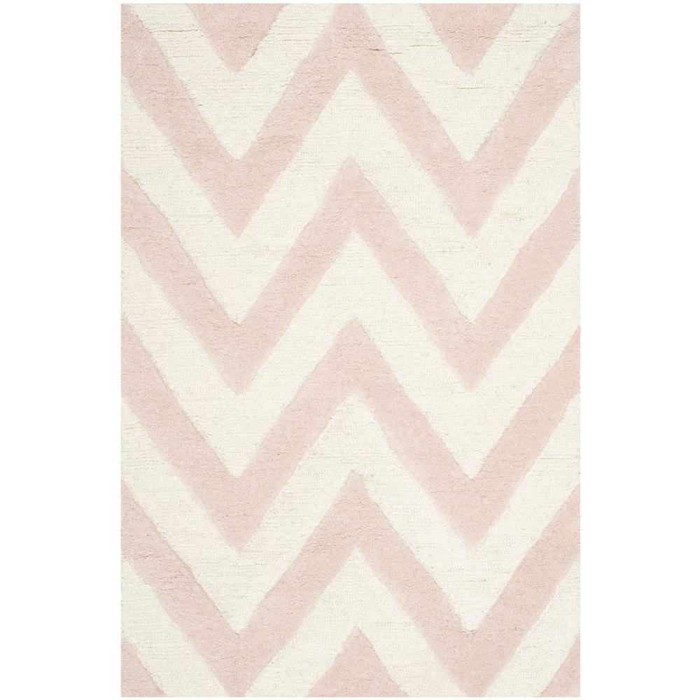 CAMBRIDGE, LIGHT PINK / IVORY, 3' X 5', Area Rug, CAM139M-3. Picture 1