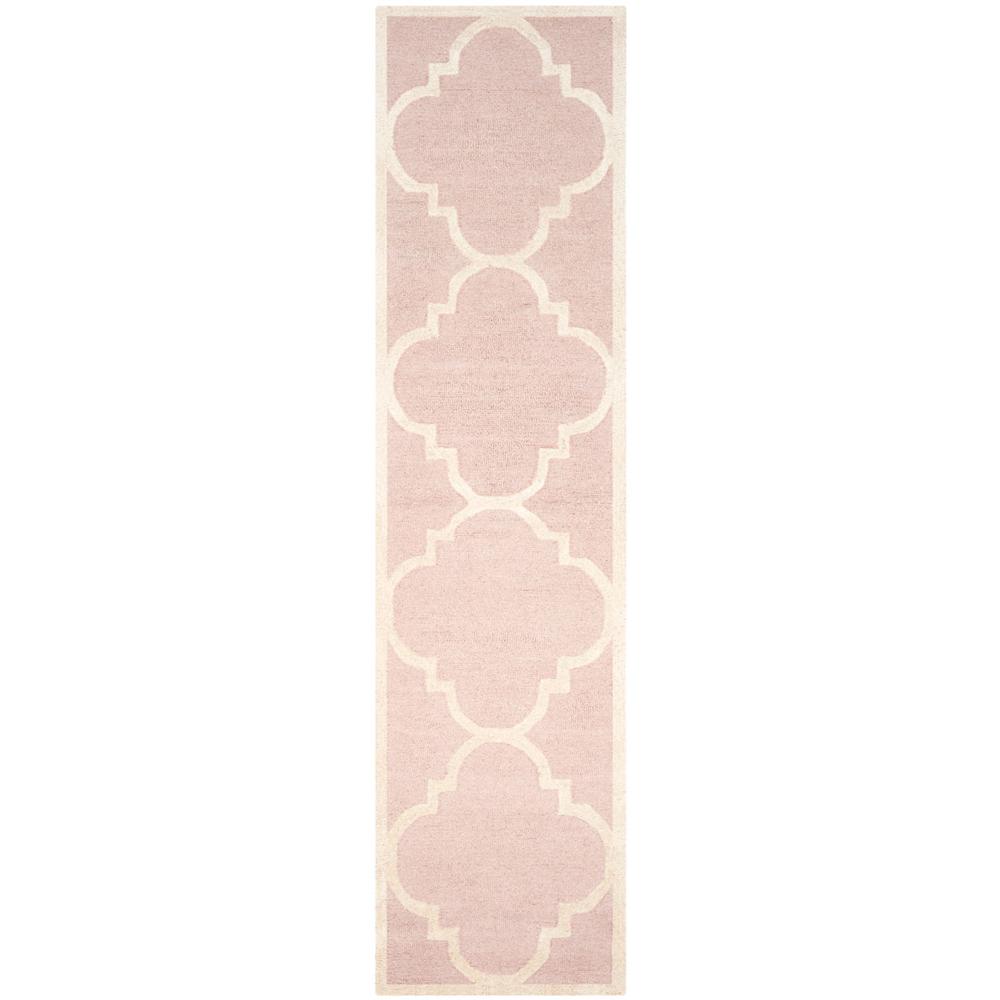 CAMBRIDGE, LIGHT PINK / IVORY, 2'-6" X 4', Area Rug, CAM140M-24. Picture 1