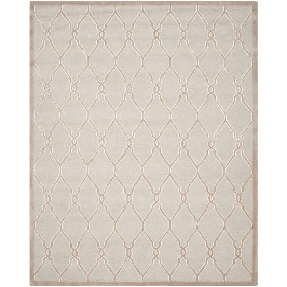 CAMBRIDGE, LIGHT GREY / IVORY, 9' X 12', Area Rug, CAM352L-9. The main picture.