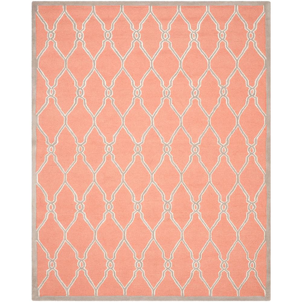 CAMBRIDGE, CORAL / IVORY, 9' X 12', Area Rug. Picture 1