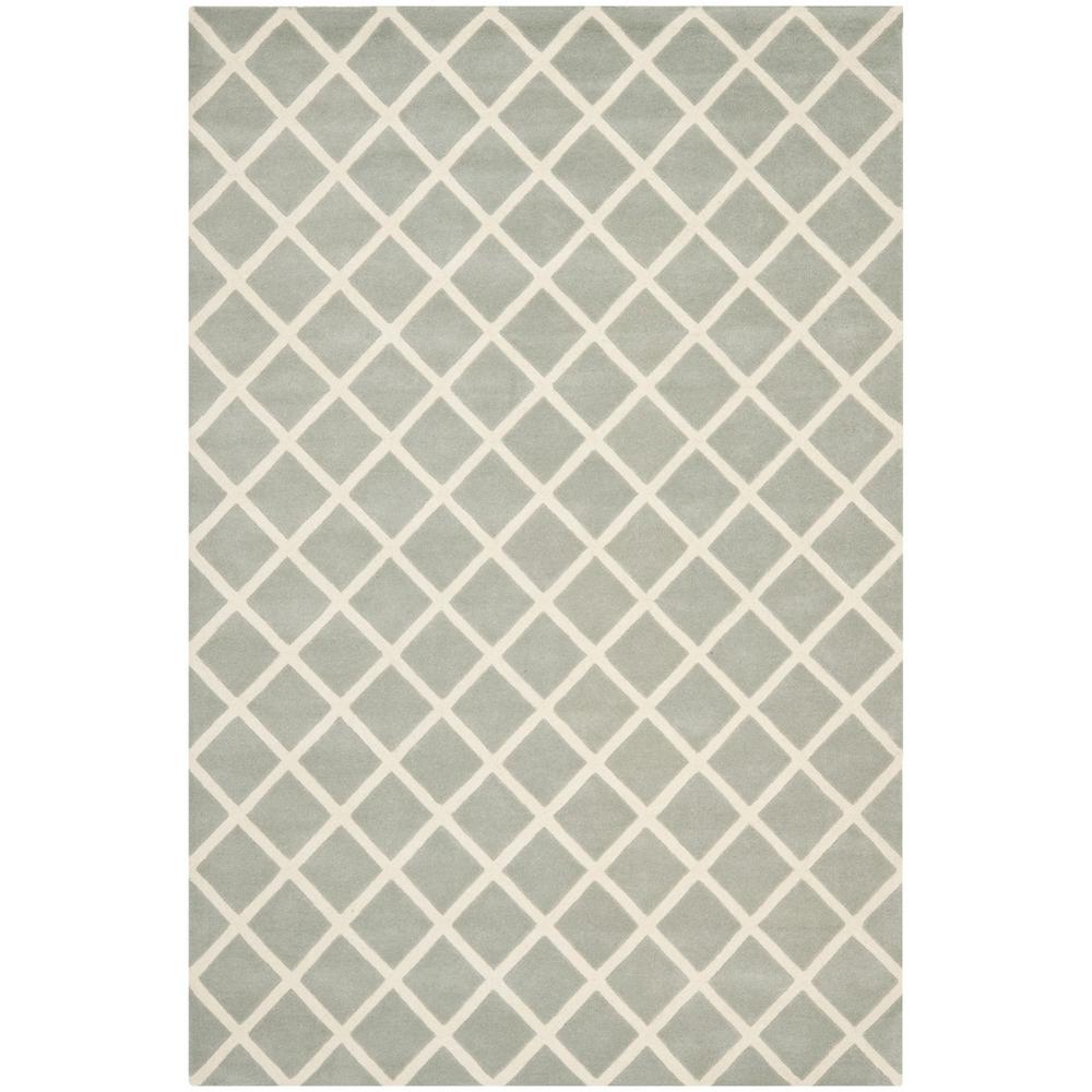 CHATHAM, GREY / IVORY, 8'-9" X 12', Area Rug, CHT718E-9. Picture 1