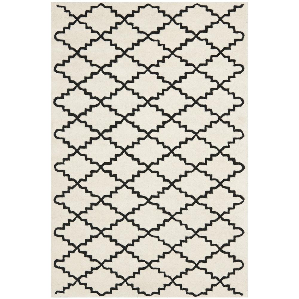 CHATHAM, IVORY / BLACK, 8' X 10', Area Rug, CHT721A-8. Picture 1