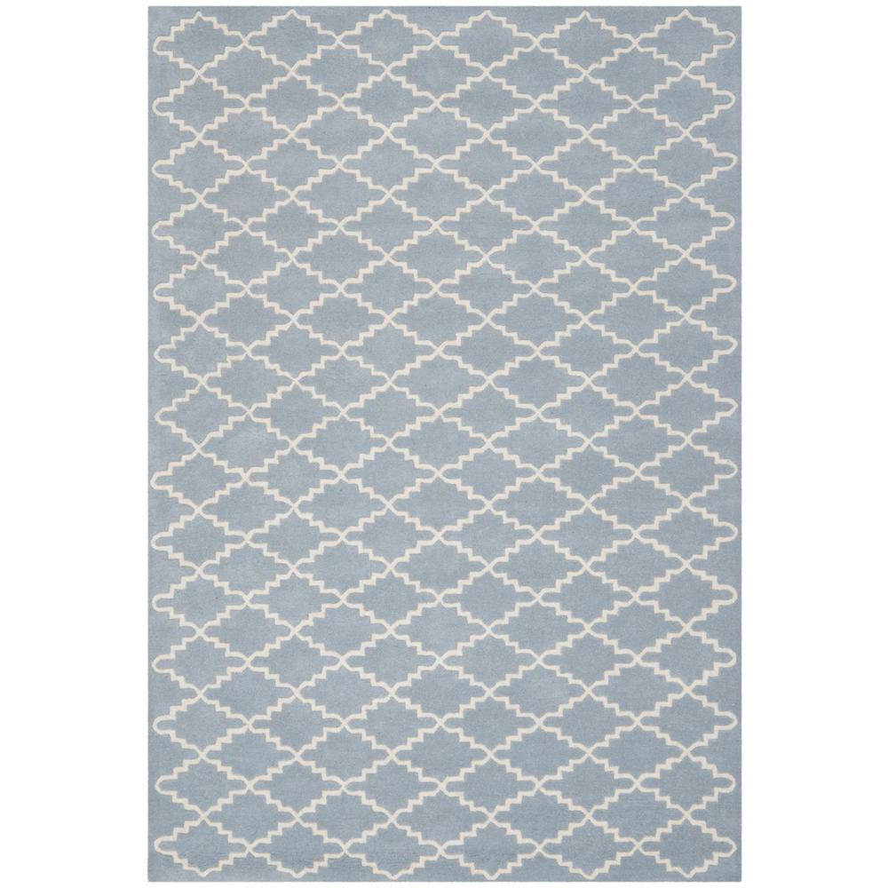 CHATHAM, BLUE / IVORY, 8'-9" X 12', Area Rug, CHT721B-9. The main picture.