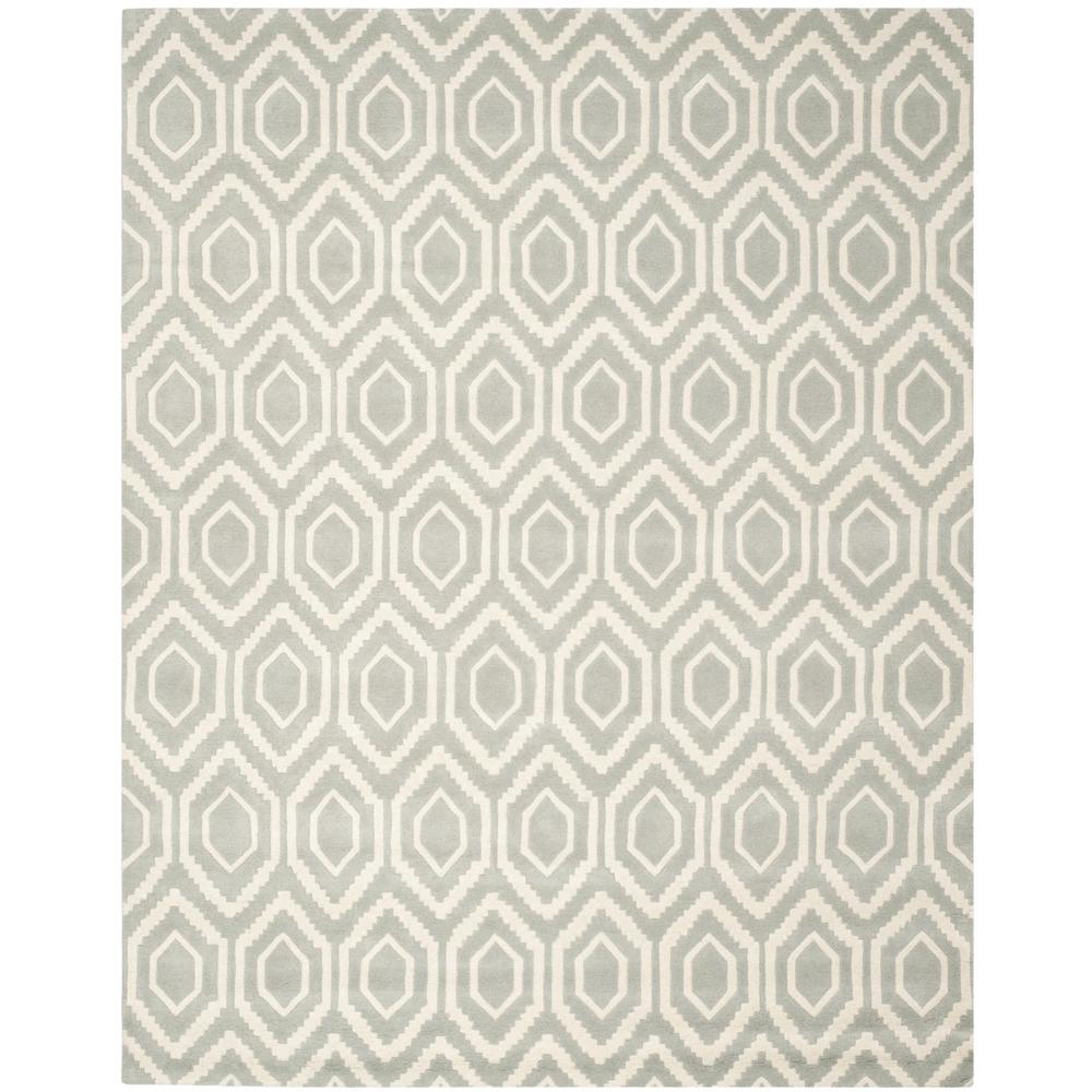CHATHAM, GREY / IVORY, 8' X 10', Area Rug, CHT731E-8. Picture 1